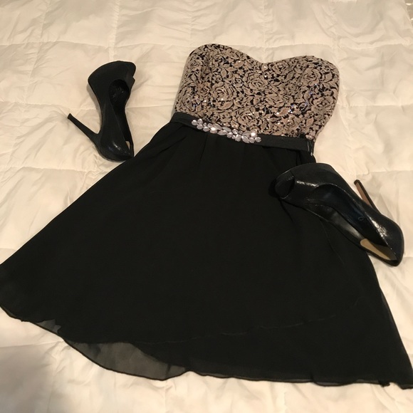 BCX dress formal blush/black dress - Picture 7 of 7